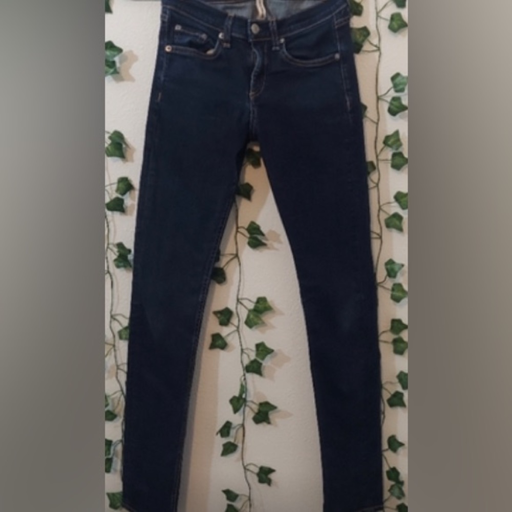 RAG & BONE Heritage High Rise Skinny Denim Jeans Size 25 - Picture 3 of 10